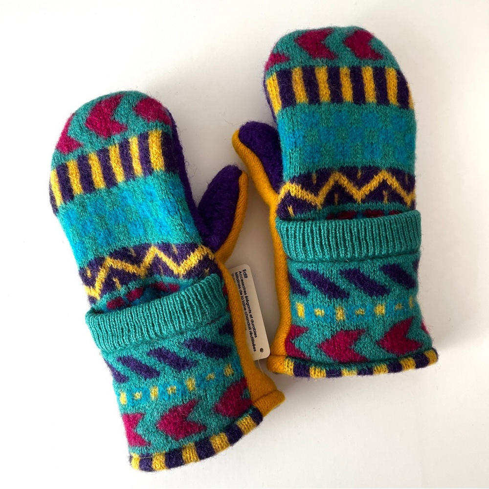 ♻️ Repurposed Wool Sweater Mittens